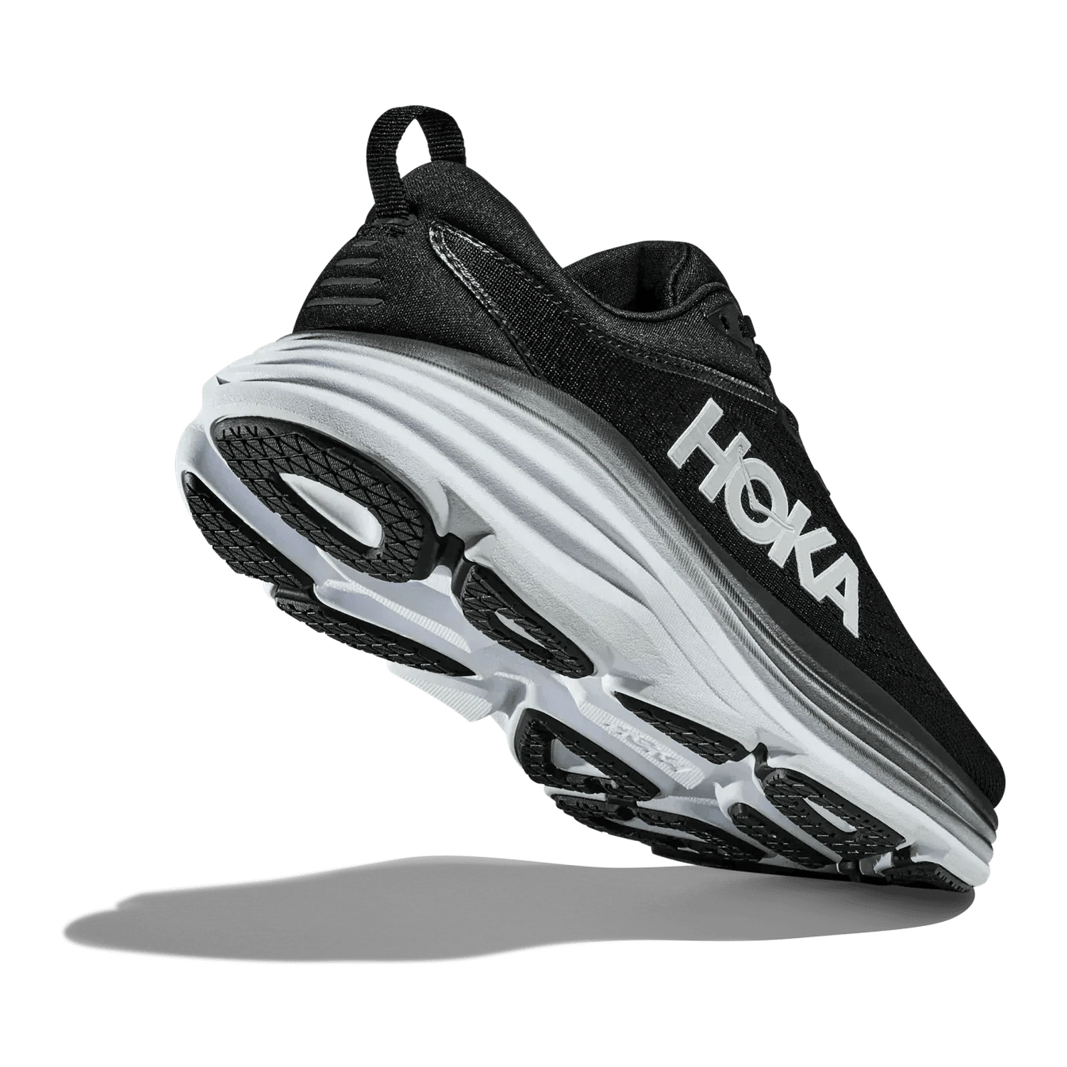 Hoka One One 04. MENS FOOTWEAR - MENS SHOES - MENS SHOES RUNNING Men's Bondi 8 BWHT BLACK | WHITE