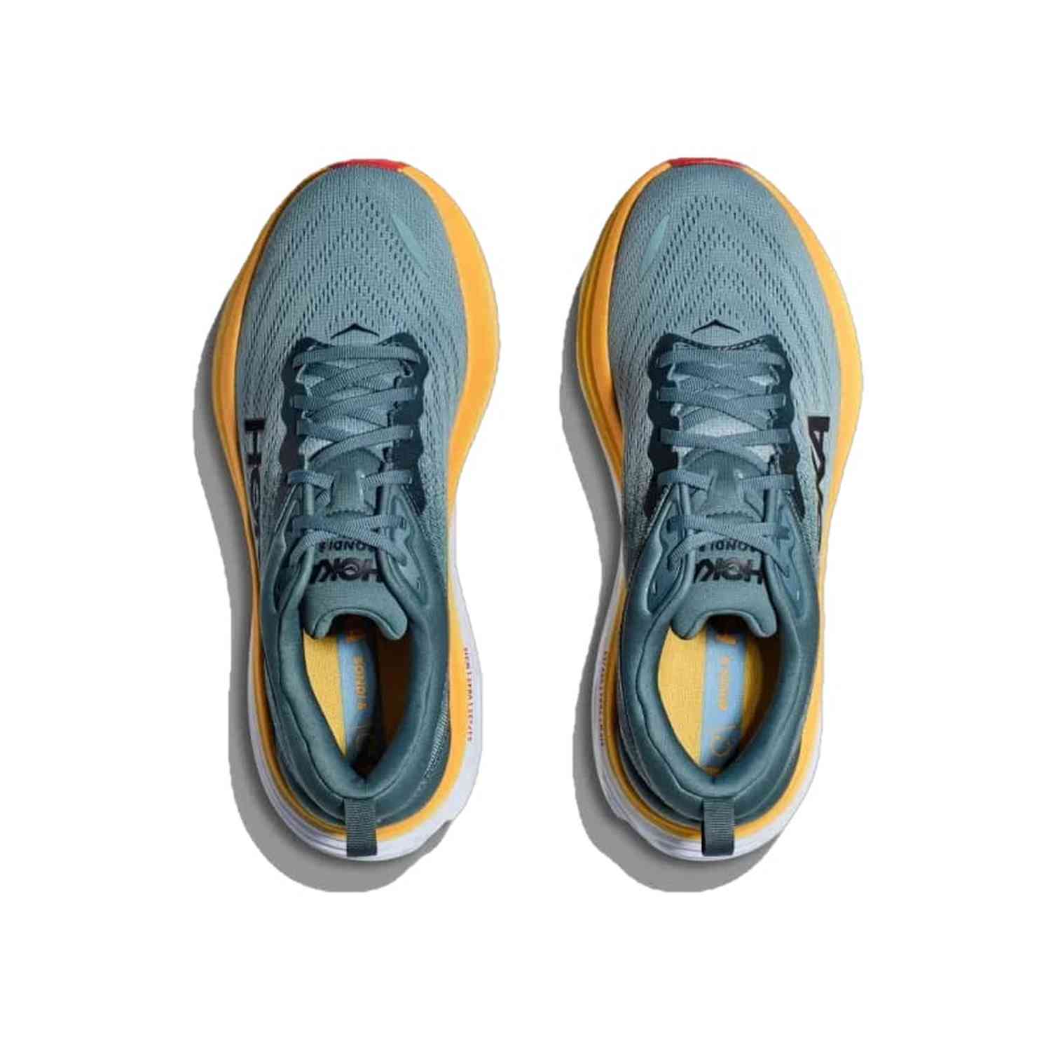 Hoka One One 04. MENS FOOTWEAR - MENS SHOES - MENS SHOES RUNNING Men's Bondi 8 GOBLIN BLUE | MOUNTAIN SPRING