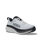 Hoka One One 04. MENS FOOTWEAR - MENS SHOES - MENS SHOES RUNNING Men's Bondi 8 WBLC WHITE | BLACK