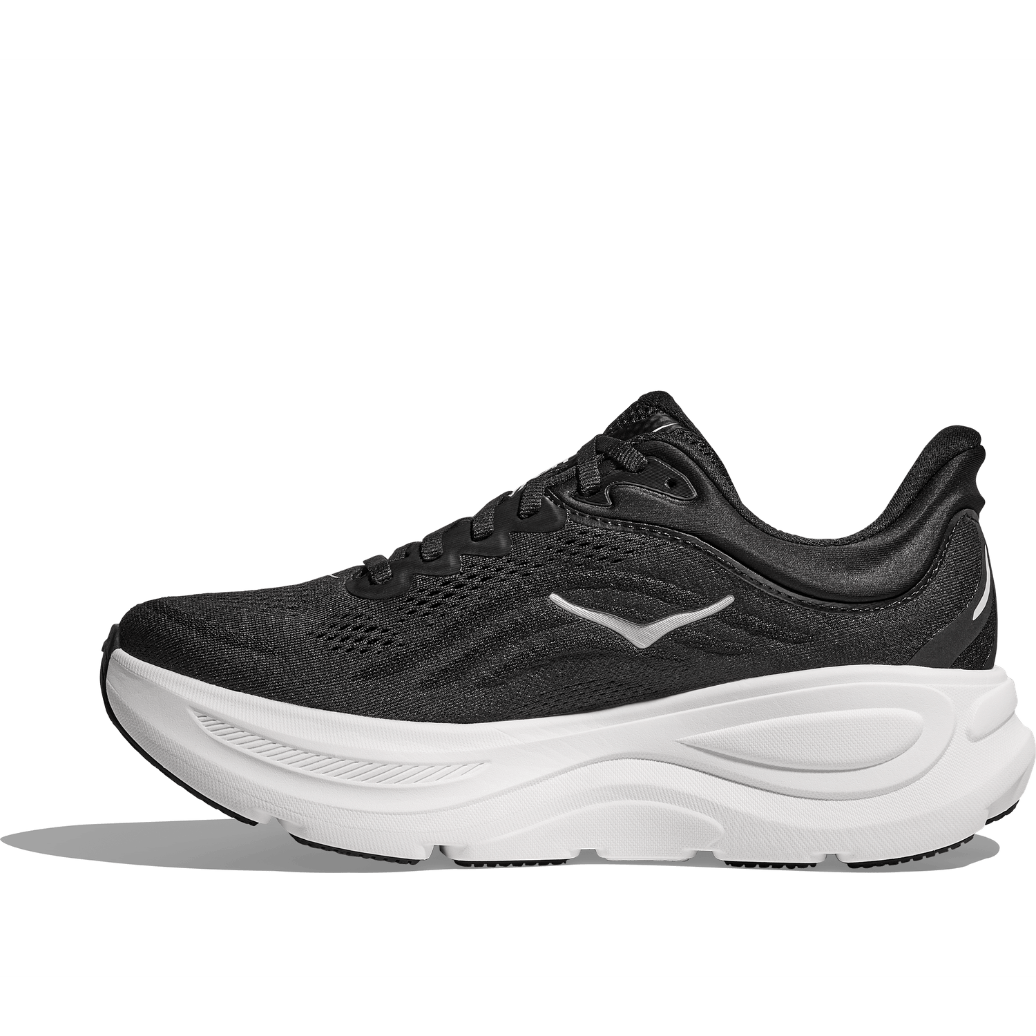 Hoka One One 04. MENS FOOTWEAR - MENS SHOES - MENS SHOES RUNNING Men's Bondi 9 BLACK | WHITE