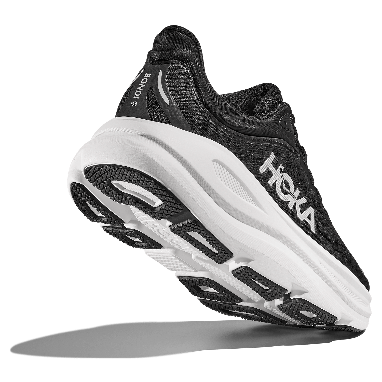 Hoka One One 04. MENS FOOTWEAR - MENS SHOES - MENS SHOES RUNNING Men's Bondi 9 BLACK | WHITE