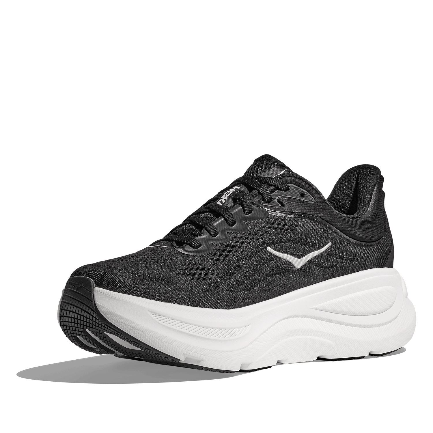 Hoka One One 04. MENS FOOTWEAR - MENS SHOES - MENS SHOES RUNNING Men's Bondi 9 BLACK | WHITE