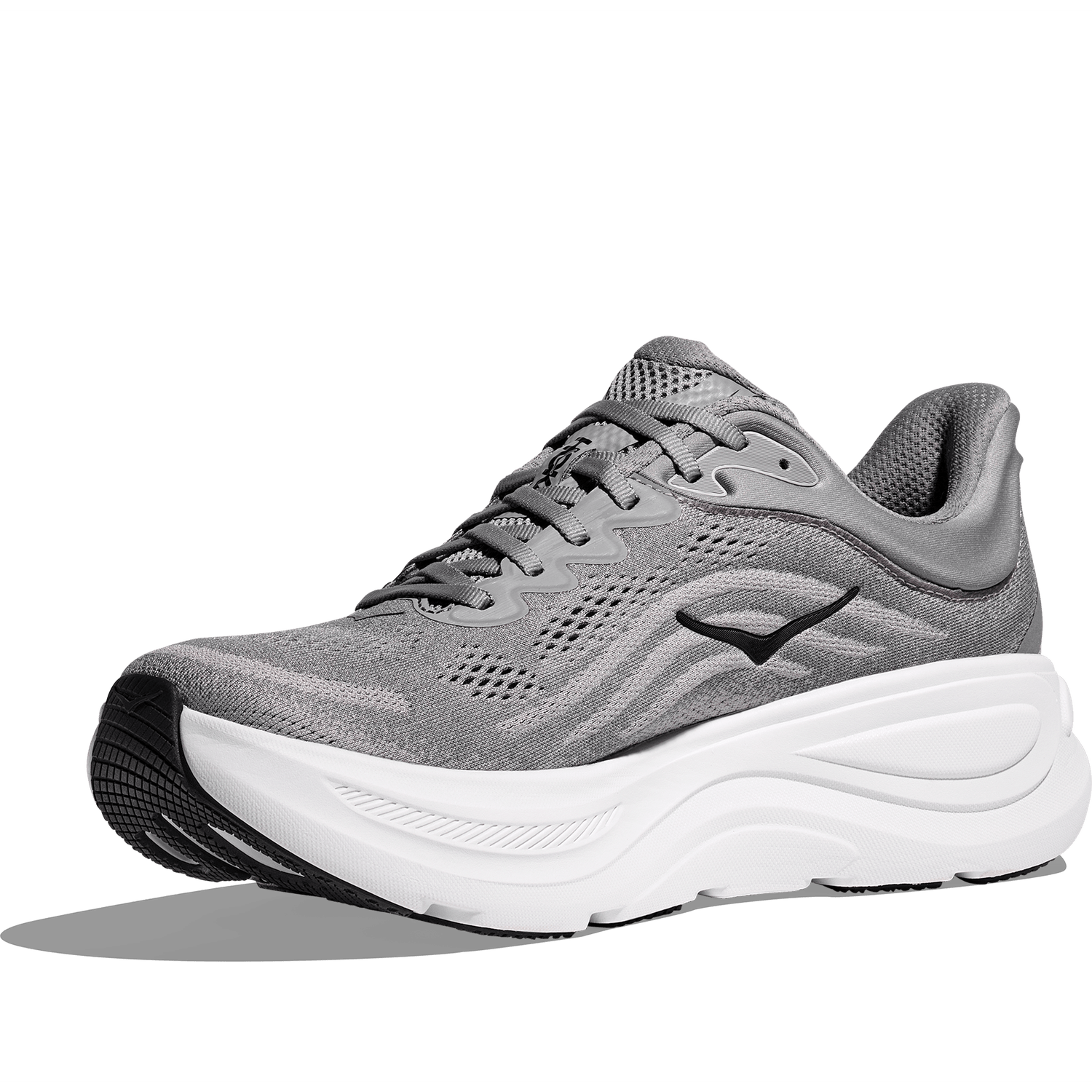 Hoka One One 04. MENS FOOTWEAR - MENS SHOES - MENS SHOES RUNNING Men's Bondi 9 GALACTIC GREY | STELLAR GREY