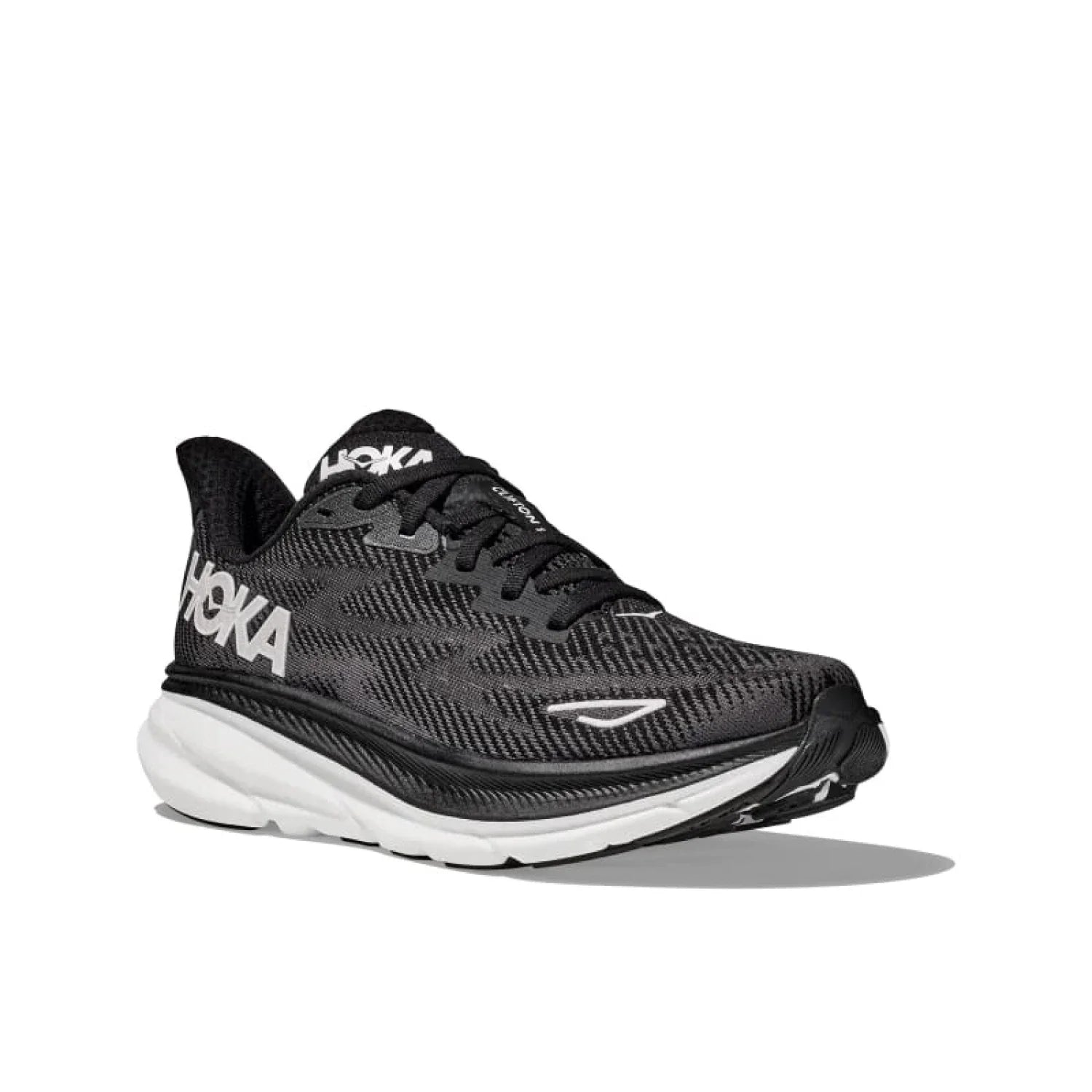 Hoka One One 04. MENS FOOTWEAR - MENS SHOES - MENS SHOES RUNNING Men's Clifton 9 BWHT BLACK | WHITE