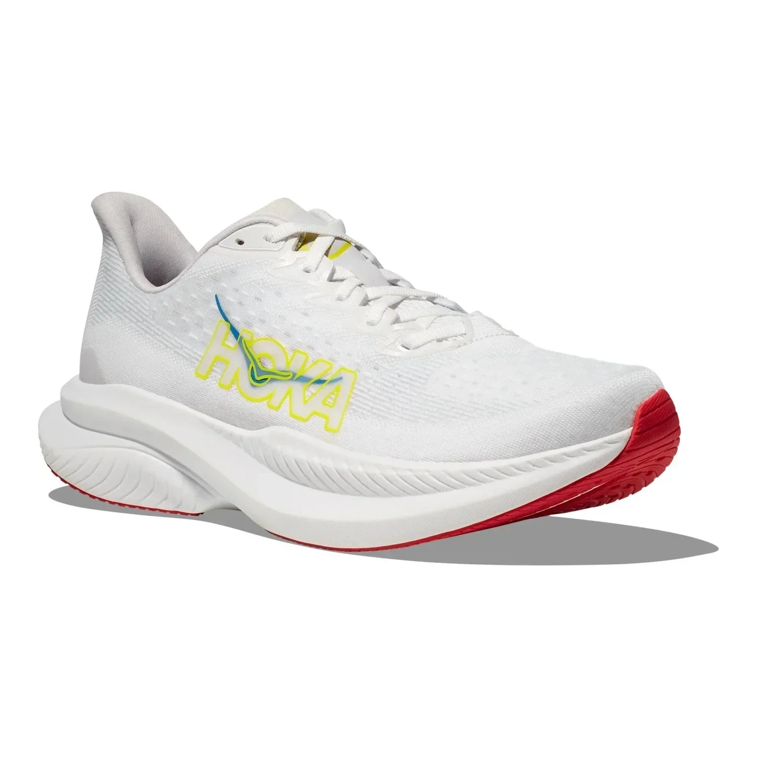 Hoka One One 04. MENS FOOTWEAR - MENS SHOES - MENS SHOES RUNNING Men's Mach 6 WNCL WHITE | NIMBUS CLOUD