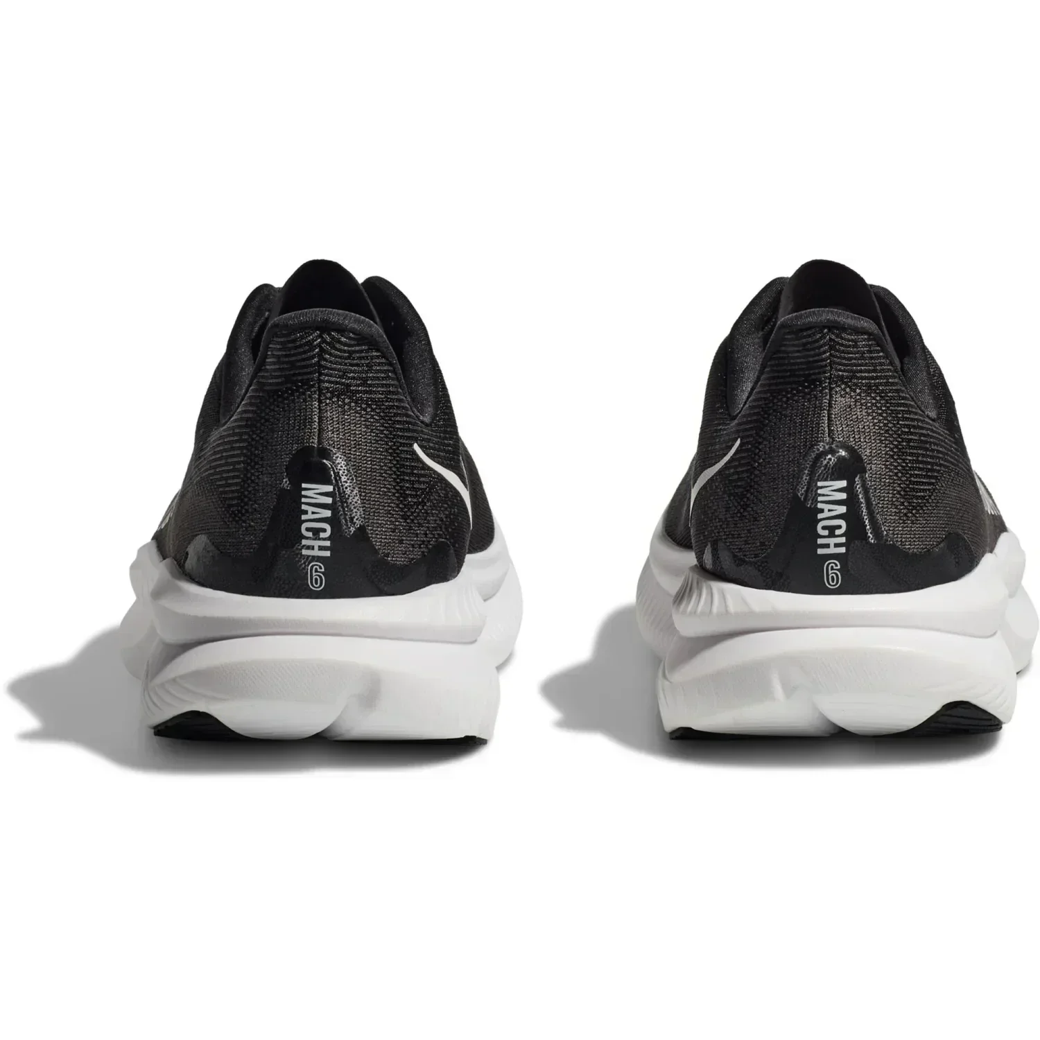 Hoka One One 04. MENS FOOTWEAR - MENS SHOES - MENS SHOES RUNNING Men's Mach 6 BWHT BLACK | WHITE