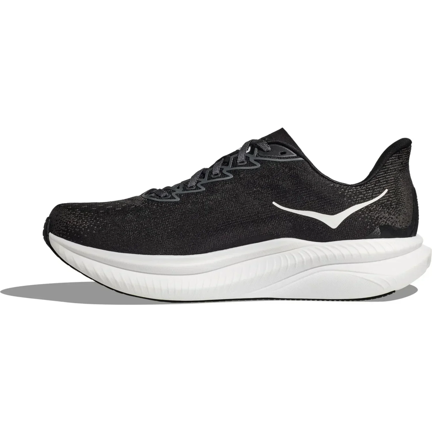 Hoka One One 04. MENS FOOTWEAR - MENS SHOES - MENS SHOES RUNNING Men's Mach 6 BWHT BLACK | WHITE