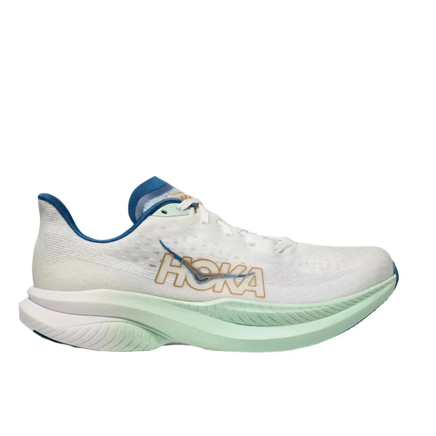 Hoka One One 04. MENS FOOTWEAR - MENS SHOES - MENS SHOES RUNNING Men's Mach 6 FTG FROST | GOLD