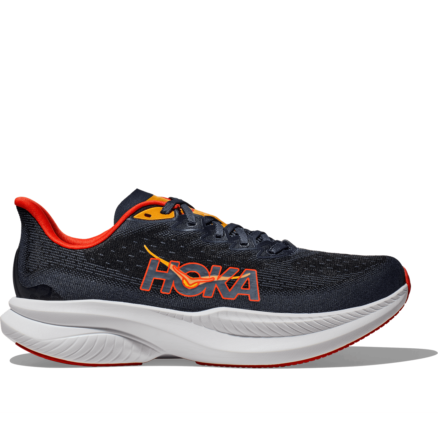 Hoka One One 04. MENS FOOTWEAR - MENS SHOES - MENS SHOES RUNNING Men's Mach 6 VARSITY NAVY | NAUTICAL DUSK