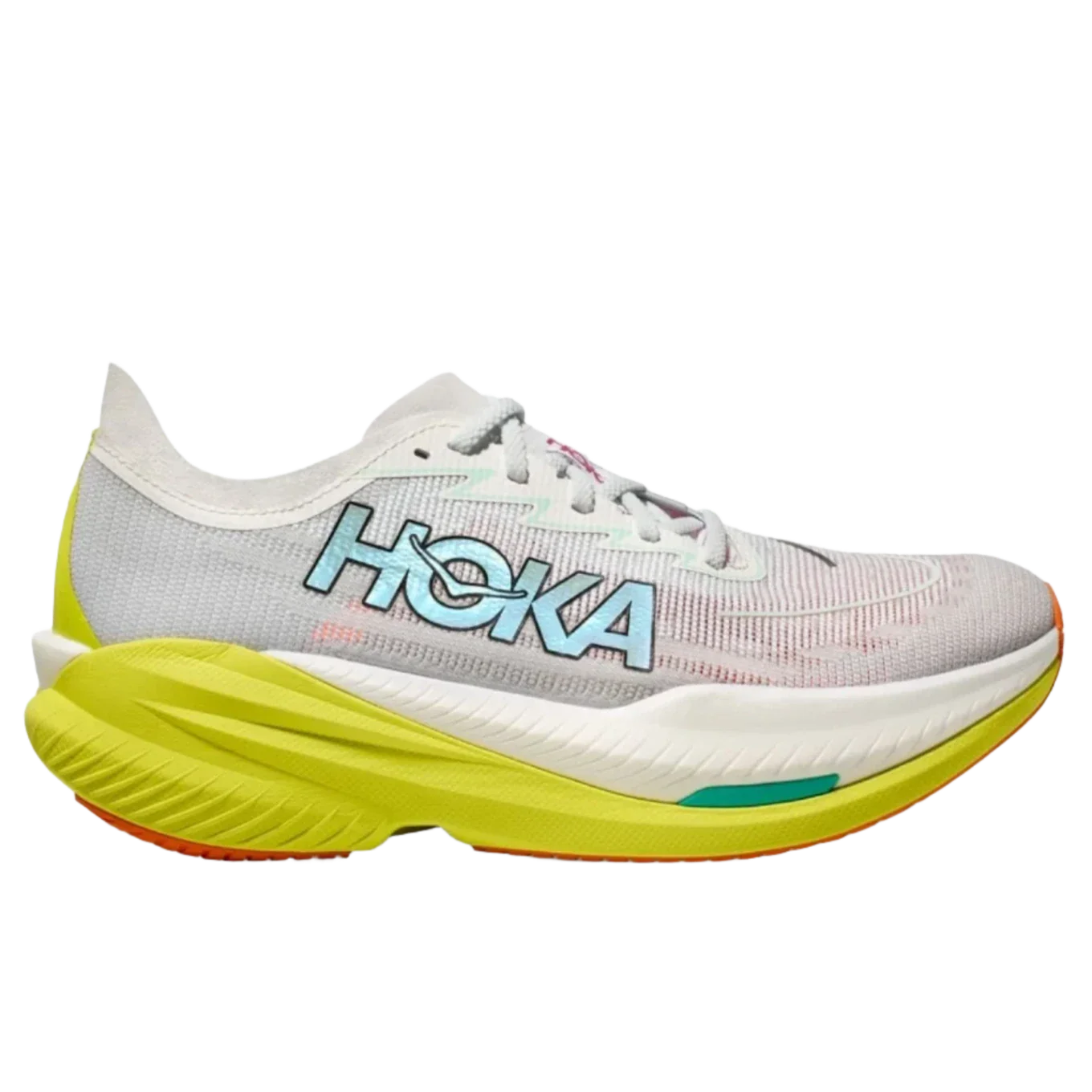 Hoka One One 04. MENS FOOTWEAR - MENS SHOES - MENS SHOES RUNNING Men's Mach X 2 FCT FROST | CITRUS