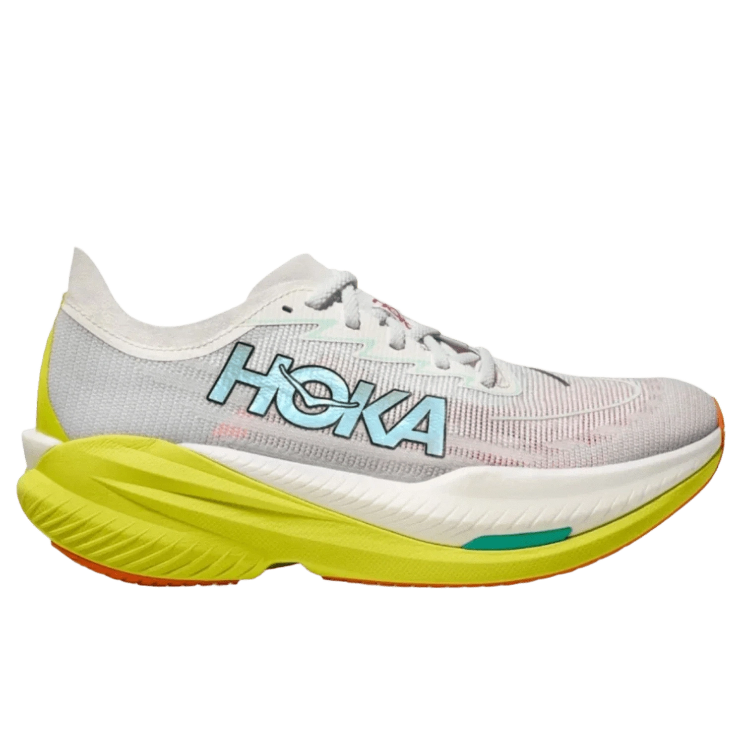 Hoka One One 04. MENS FOOTWEAR - MENS SHOES - MENS SHOES RUNNING Men's Mach X 2 FCT FROST | CITRUS