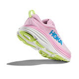 Hoka One One 05. WOMENS FOOTWEAR - WOMENS SHOES - WOMENS SHOES RUNNING Women's Bondi 8 NIMBUS CLOUD | LUMINARY GREEN