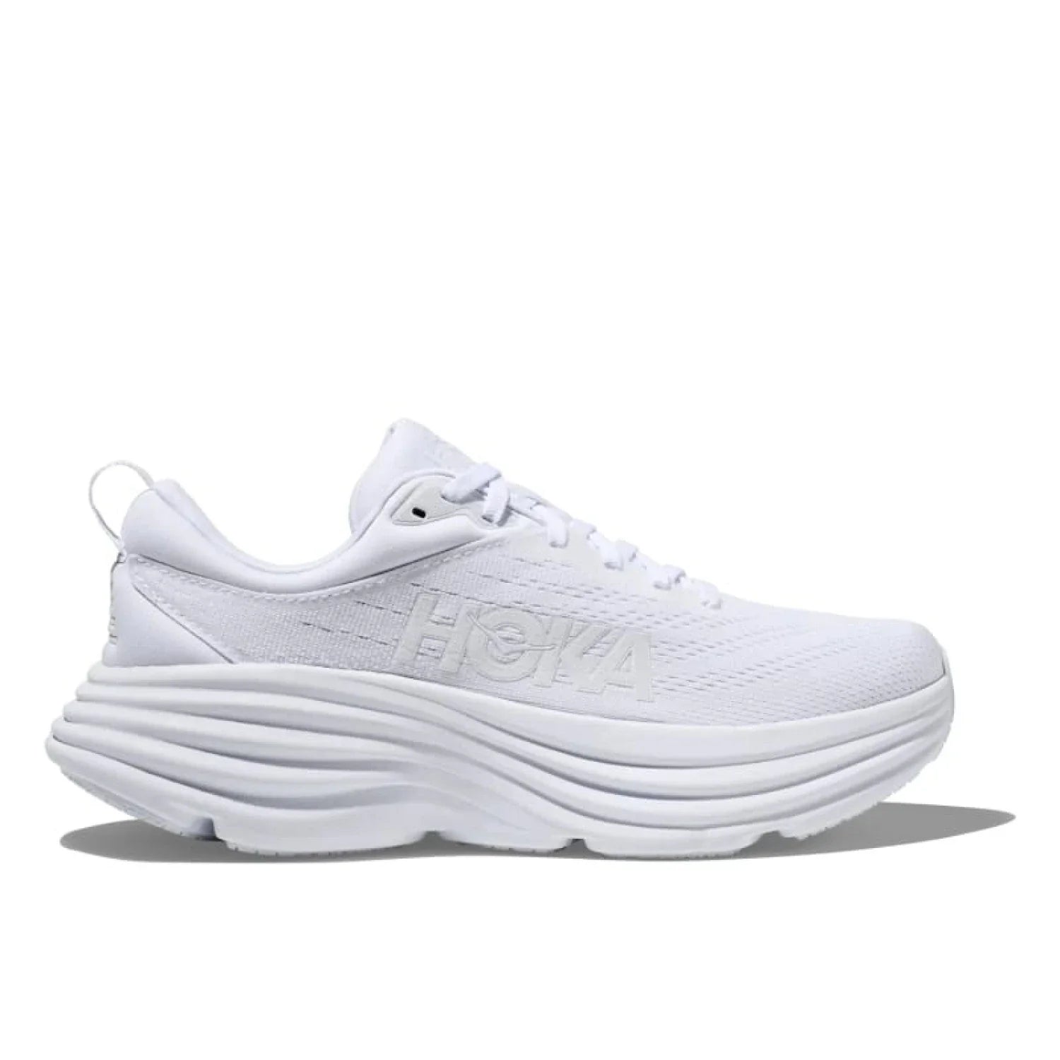 Hoka One One 05. WOMENS FOOTWEAR - WOMENS SHOES - WOMENS SHOES RUNNING Women's Bondi 8 WWH WHITE | WHITE