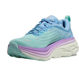 Hoka One One 05. WOMENS FOOTWEAR - WOMENS SHOES - WOMENS SHOES RUNNING Women's Bondi 8 ABSO AIRY BLUE | SUNLIT OCEAN