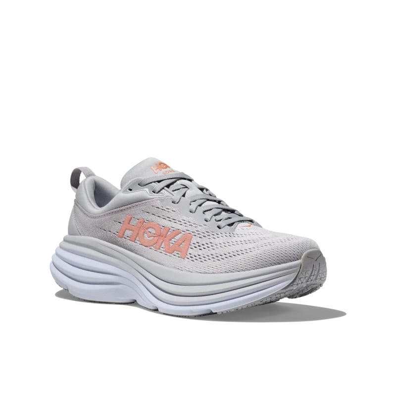 Hoka One One 05. WOMENS FOOTWEAR - WOMENS SHOES - WOMENS SHOES RUNNING Women's Bondi 8 HARBOR MIST | LUNAR ROCK