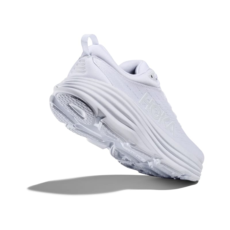 Hoka One One 05. WOMENS FOOTWEAR - WOMENS SHOES - WOMENS SHOES RUNNING Women's Bondi 8 WWH WHITE | WHITE