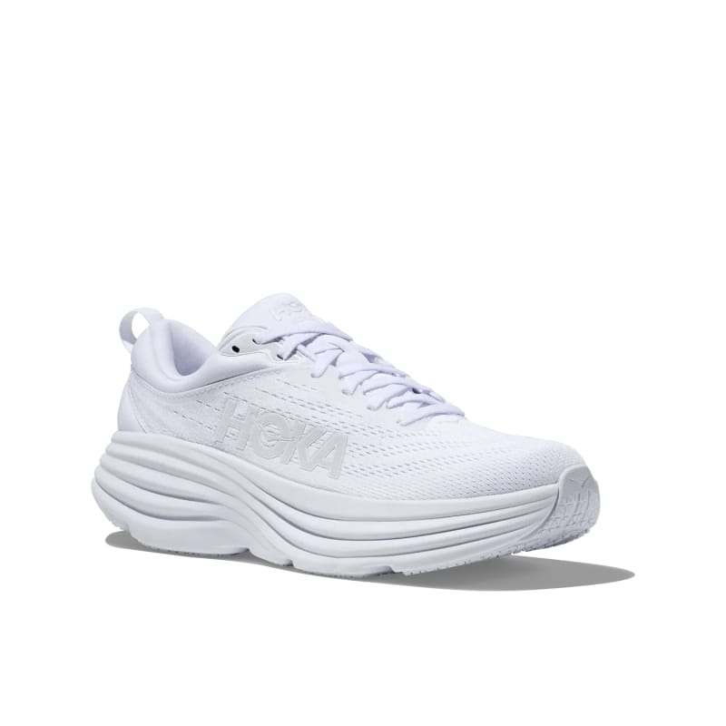 Hoka One One 05. WOMENS FOOTWEAR - WOMENS SHOES - WOMENS SHOES RUNNING Women's Bondi 8 WWH WHITE | WHITE