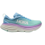 Hoka One One 05. WOMENS FOOTWEAR - WOMENS SHOES - WOMENS SHOES RUNNING Women's Bondi 8 ABSO AIRY BLUE | SUNLIT OCEAN