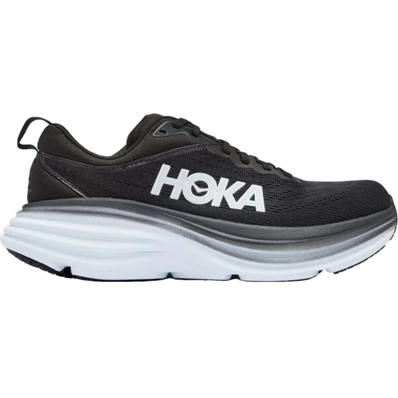 Hoka One One 05. WOMENS FOOTWEAR - WOMENS SHOES - WOMENS SHOES RUNNING Women's Bondi 8 BLACK | WHITE