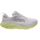 Hoka One One 05. WOMENS FOOTWEAR - WOMENS SHOES - WOMENS SHOES RUNNING Women's Bondi 8 NIMBUS CLOUD | LUMINARY GREEN