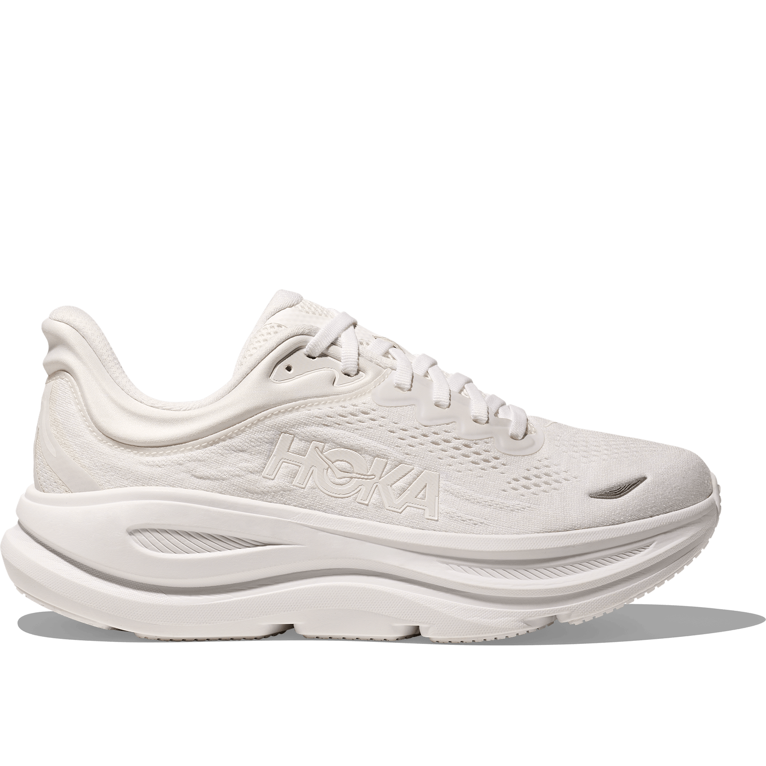 Hoka One One 05. WOMENS FOOTWEAR - WOMENS SHOES - WOMENS SHOES RUNNING Women's Bondi 9 WHITE | WHITE