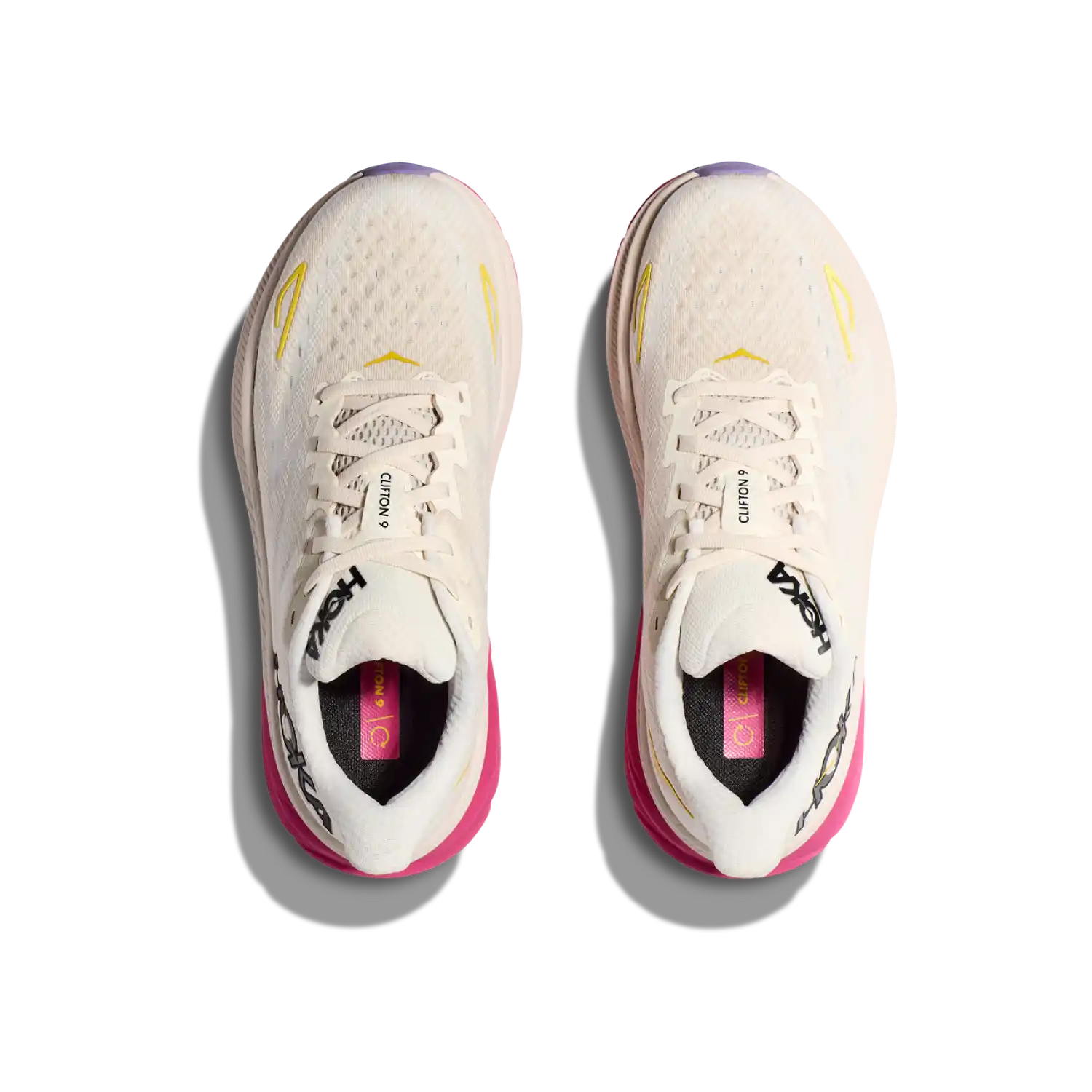 Hoka One One 05. WOMENS FOOTWEAR - WOMENS SHOES - WOMENS SHOES RUNNING Women's Clifton 9 EGGNOG | BLANC DE BLANC 10