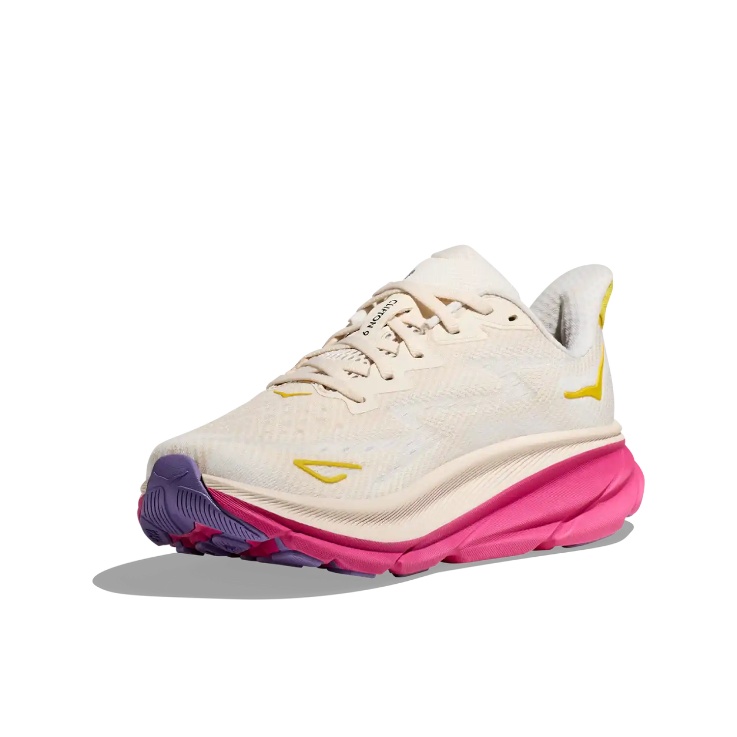 Hoka One One 05. WOMENS FOOTWEAR - WOMENS SHOES - WOMENS SHOES RUNNING Women's Clifton 9 EGGNOG | BLANC DE BLANC 10