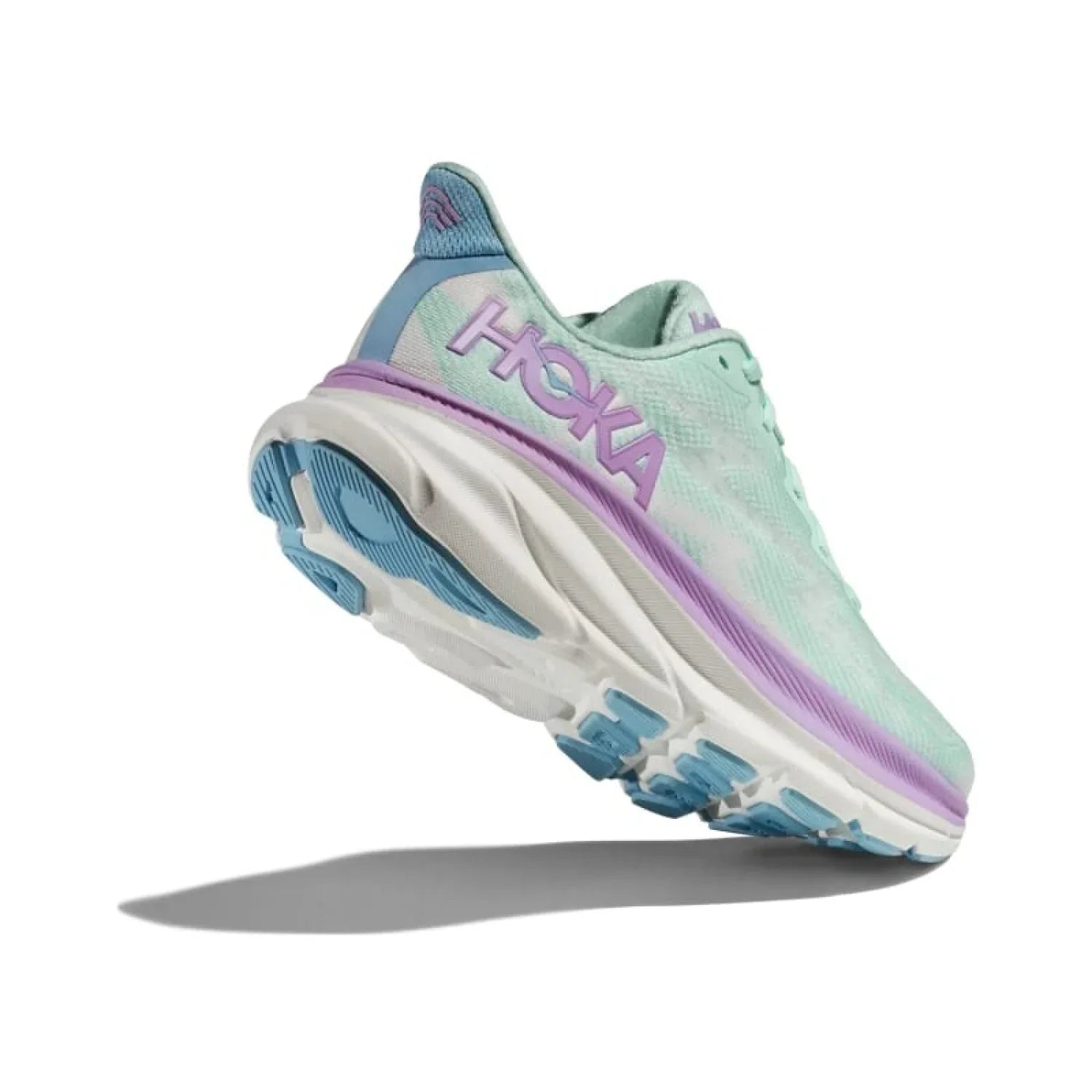 Hoka One One 05. WOMENS FOOTWEAR - WOMENS SHOES - WOMENS SHOES RUNNING Women's Clifton 9 SOLM SUNLIT OCEAN | LILAC MIST