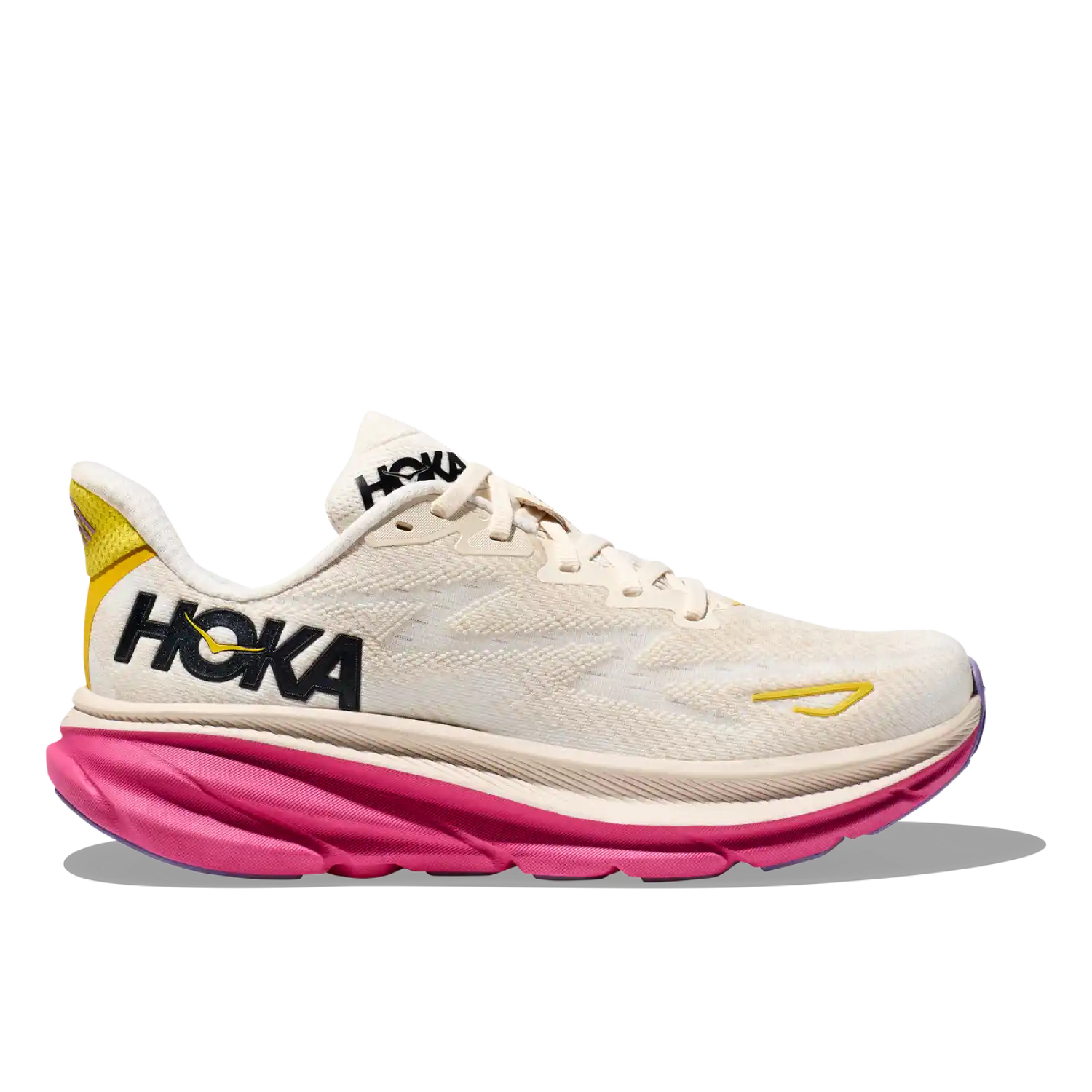 Hoka One One 05. WOMENS FOOTWEAR - WOMENS SHOES - WOMENS SHOES RUNNING Women's Clifton 9 EGGNOG | BLANC DE BLANC 10