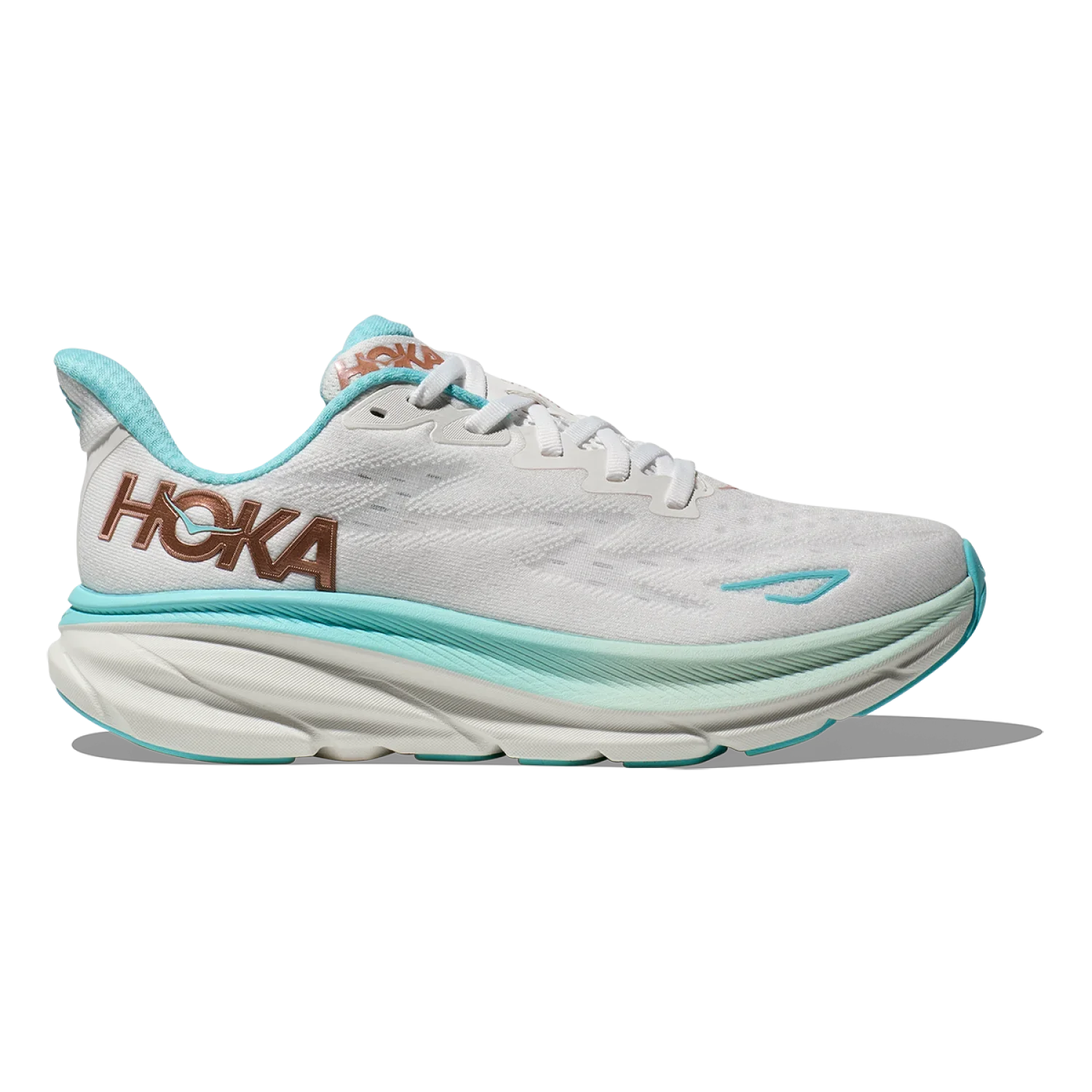 Hoka One One 05. WOMENS FOOTWEAR - WOMENS SHOES - WOMENS SHOES RUNNING Women's Clifton 9 FTRS FROST | ROSE GOLD