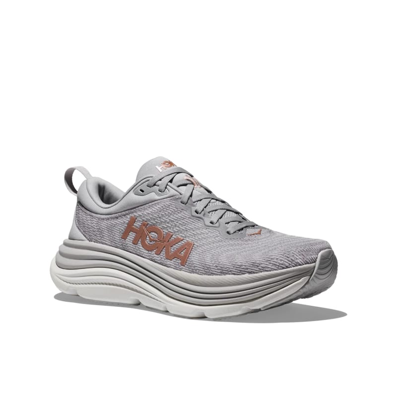 Hoka One One 05. WOMENS FOOTWEAR - WOMENS SHOES - WOMENS SHOES RUNNING Women's Gaviota 5 HMRG HARBOR MIST | ROSE GOLD