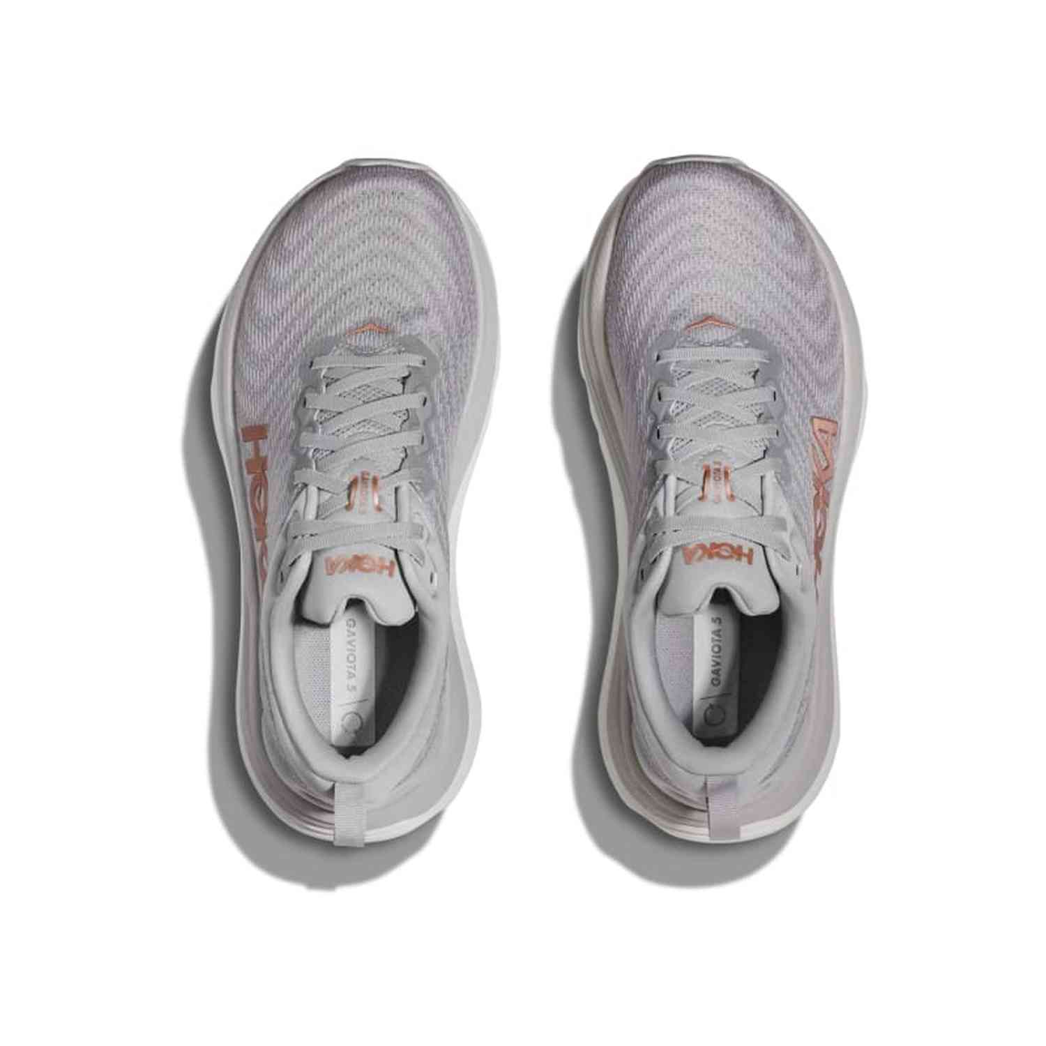 Hoka One One 05. WOMENS FOOTWEAR - WOMENS SHOES - WOMENS SHOES RUNNING Women's Gaviota 5 HMRG HARBOR MIST | ROSE GOLD