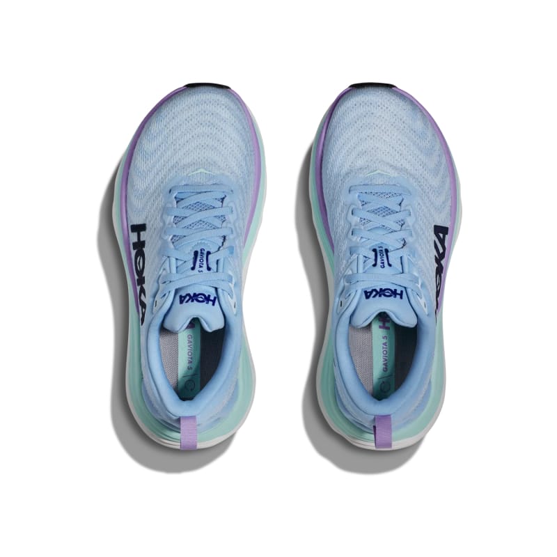 Hoka One One 05. WOMENS FOOTWEAR - WOMENS SHOES - WOMENS SHOES RUNNING Women's Gaviota 5 ABSO AIRY BLUE | SUNLIT OCEAN