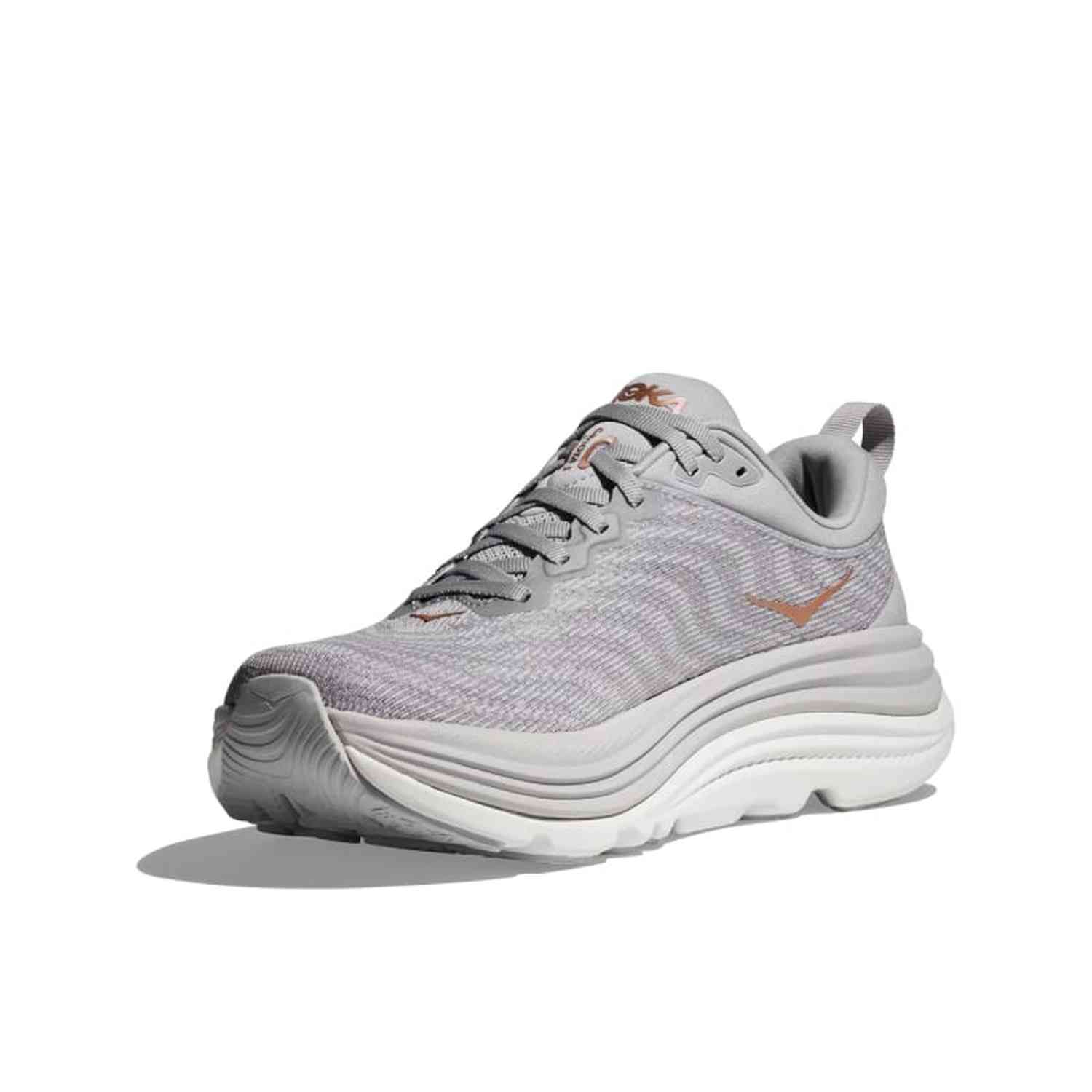 Hoka One One 05. WOMENS FOOTWEAR - WOMENS SHOES - WOMENS SHOES RUNNING Women's Gaviota 5 HMRG HARBOR MIST | ROSE GOLD