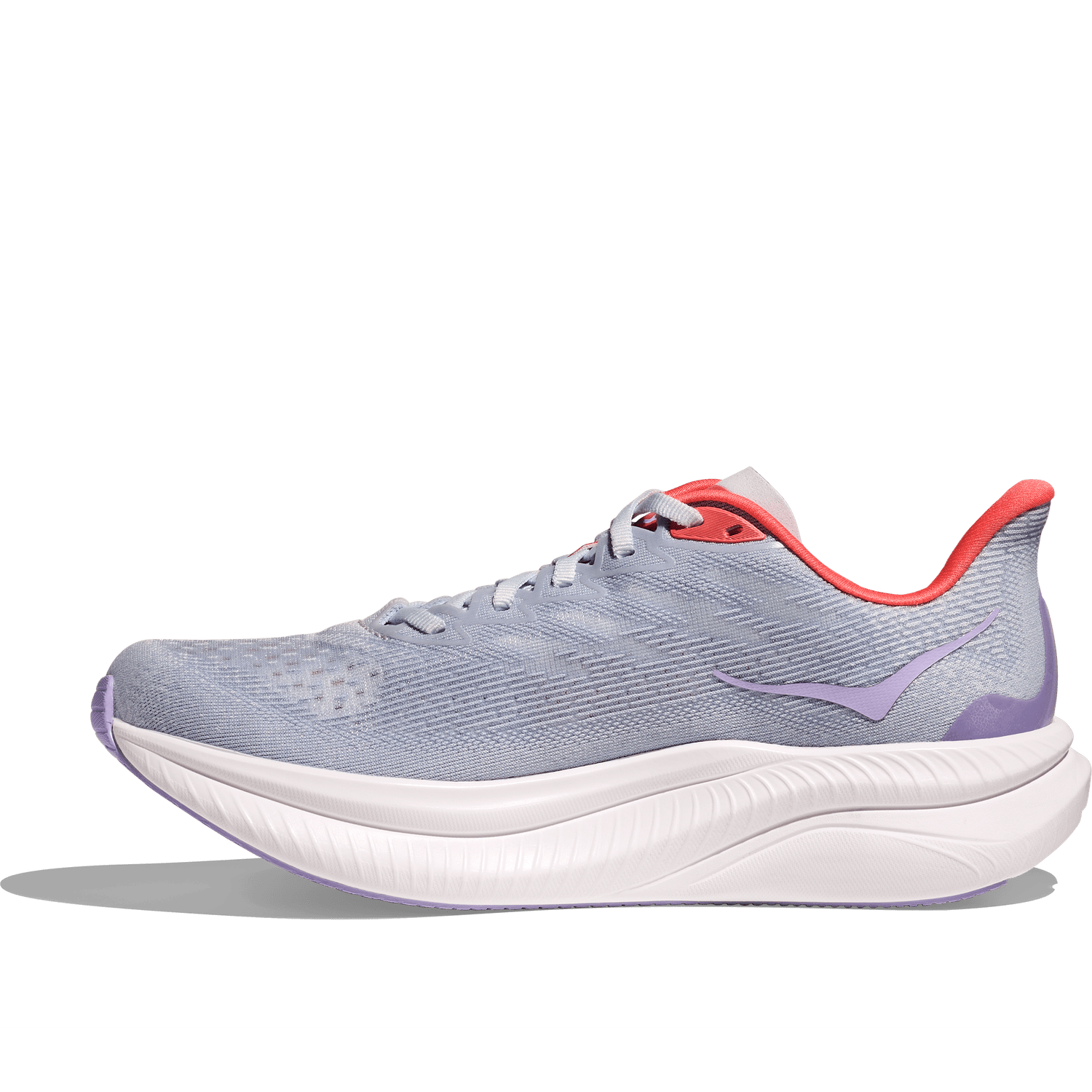 Hoka One One 05. WOMENS FOOTWEAR - WOMENS SHOES - WOMENS SHOES RUNNING Women's Mach 6 PALE DUSK | GULL