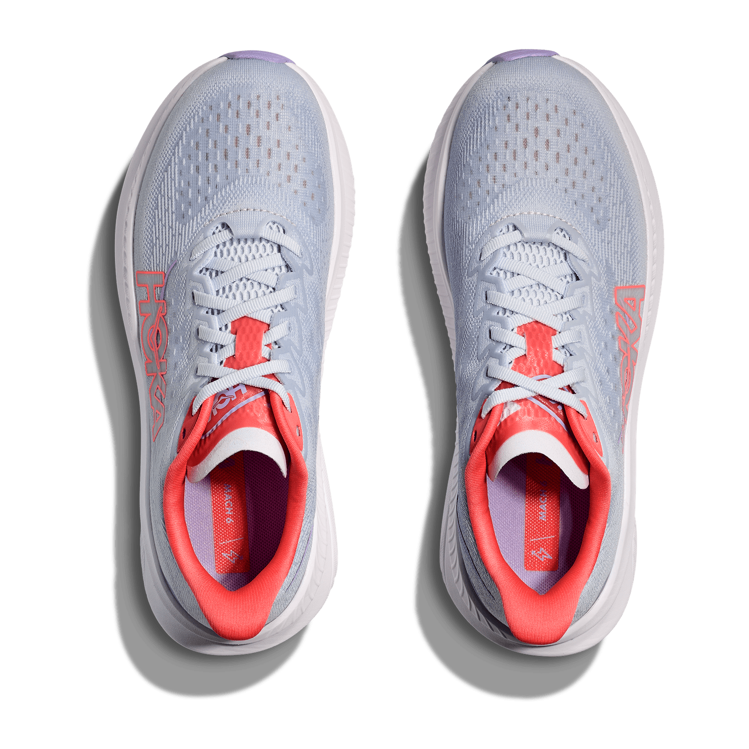 Hoka One One 05. WOMENS FOOTWEAR - WOMENS SHOES - WOMENS SHOES RUNNING Women's Mach 6 PALE DUSK | GULL