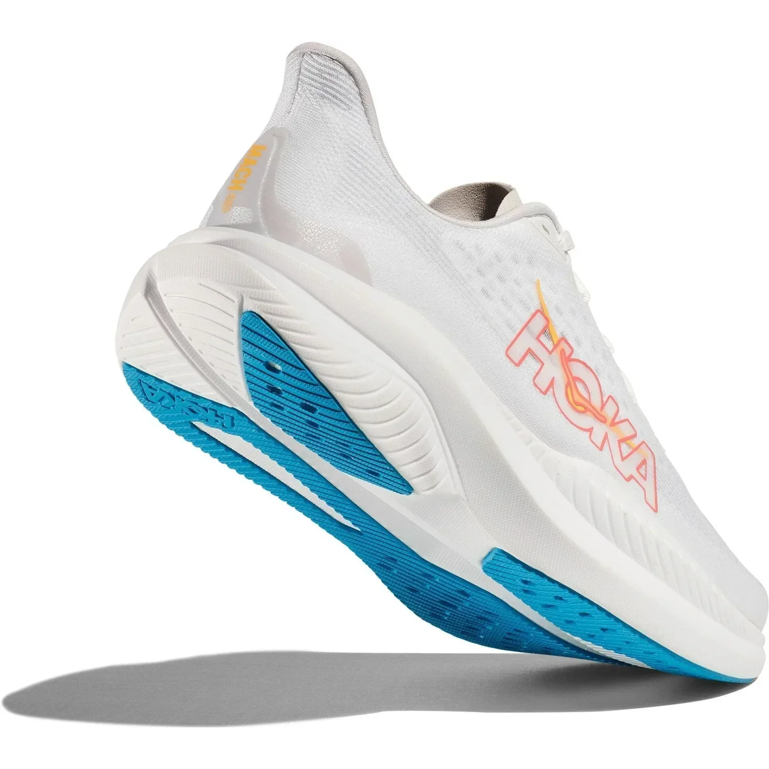 Hoka One One 05. WOMENS FOOTWEAR - WOMENS SHOES - WOMENS SHOES RUNNING Women's Mach 6 WNCL WHITE | NIMBUS CLOUD