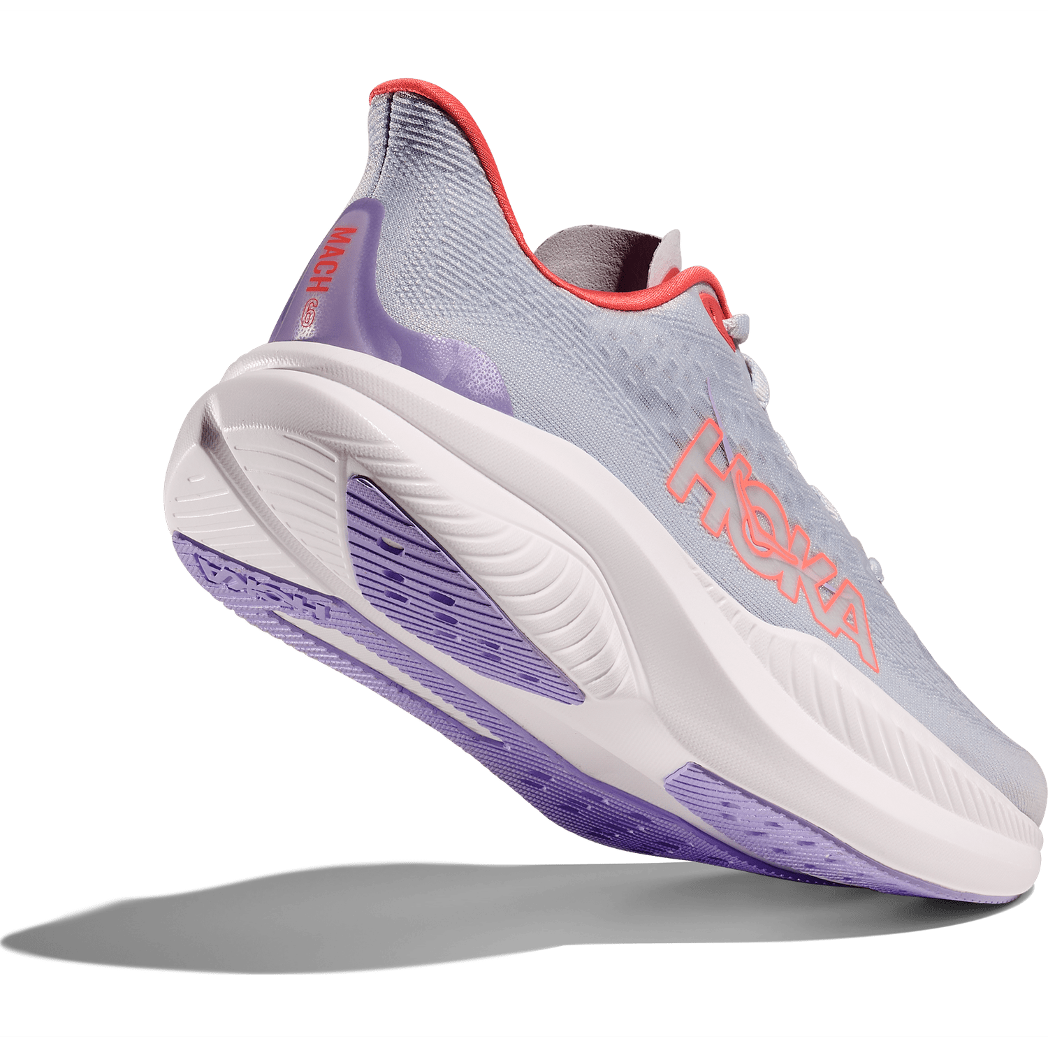 Hoka One One 05. WOMENS FOOTWEAR - WOMENS SHOES - WOMENS SHOES RUNNING Women's Mach 6 PALE DUSK | GULL