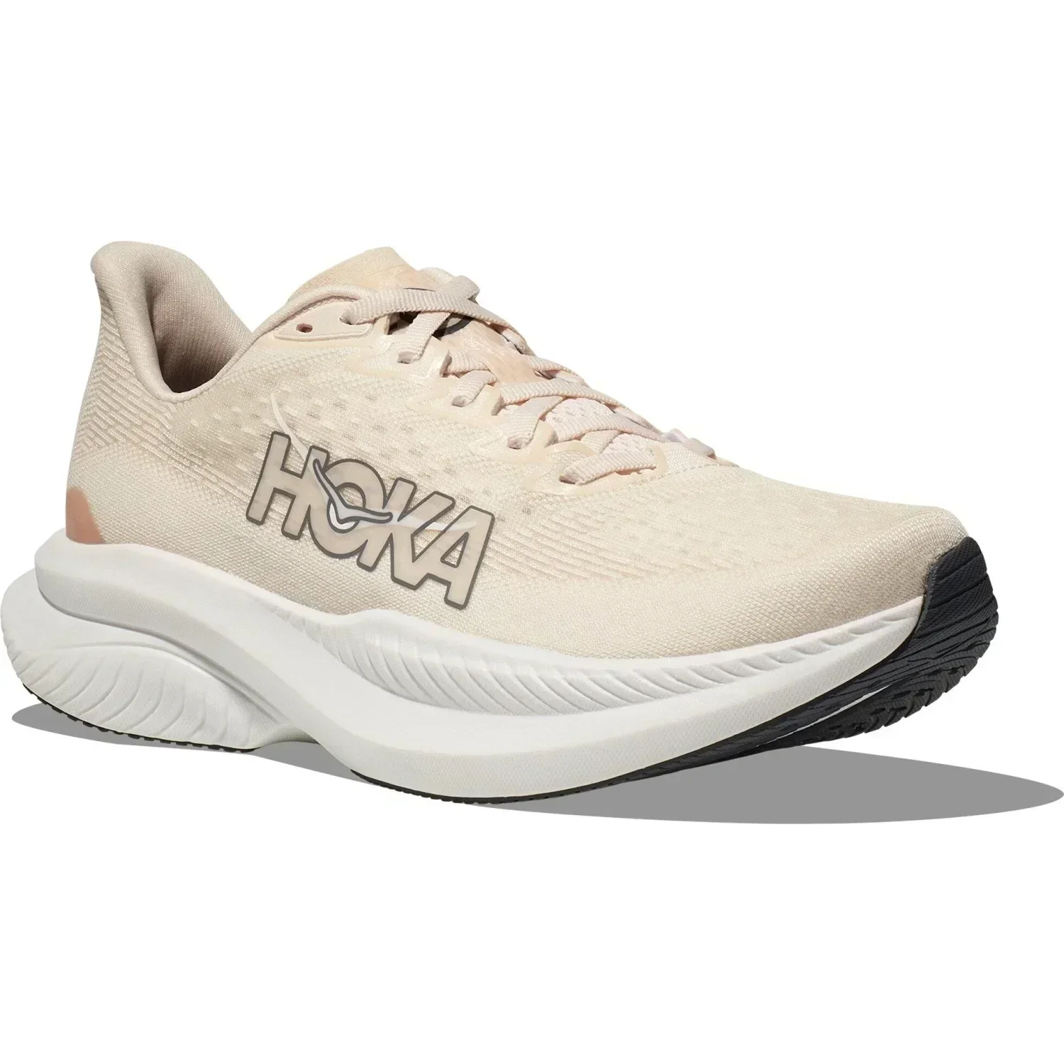 Hoka One One 05. WOMENS FOOTWEAR - WOMENS SHOES - WOMENS SHOES RUNNING Women's Mach 6 EGV EGGNOG | VANILLA