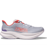 Hoka One One 05. WOMENS FOOTWEAR - WOMENS SHOES - WOMENS SHOES RUNNING Women's Mach 6 PALE DUSK | GULL