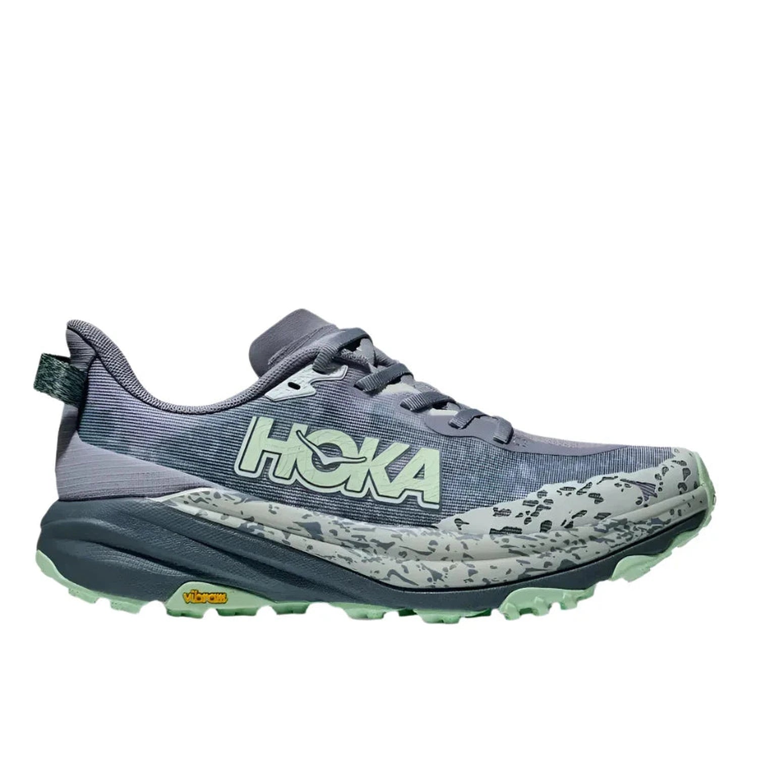 Hoka One One 05. WOMENS FOOTWEAR - WOMENS SHOES - WOMENS SHOES RUNNING Women's Speedgoat 6 MNLG MOONLIGHT | THUNDER CLOUD