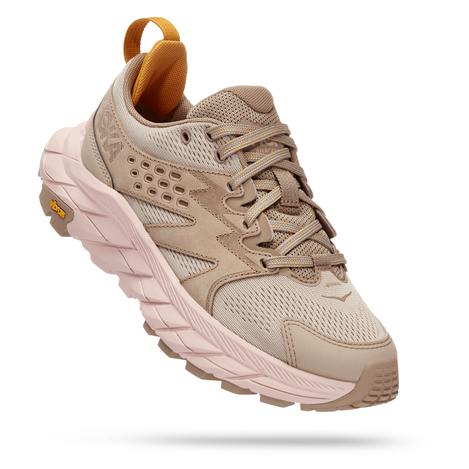 HOKA 05. WOMENS FOOTWEAR - WOMENS SHOES - WOMENS SHOES HIKING Women's Anacapa Breeze Low OXFORD TAN | PEACH WHIP