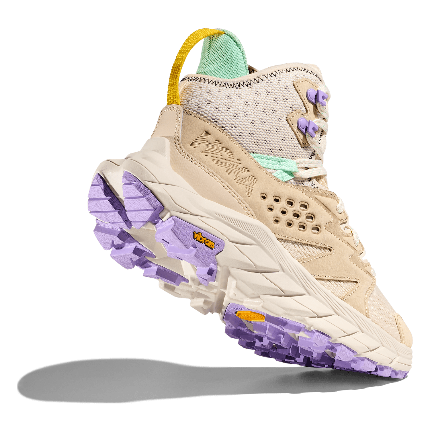 HOKA 05. WOMENS FOOTWEAR - WOMENS SHOES - WOMENS SHOES HIKING Women's Anacapa Breeze Mid VANILLA | MINT FLUORITE