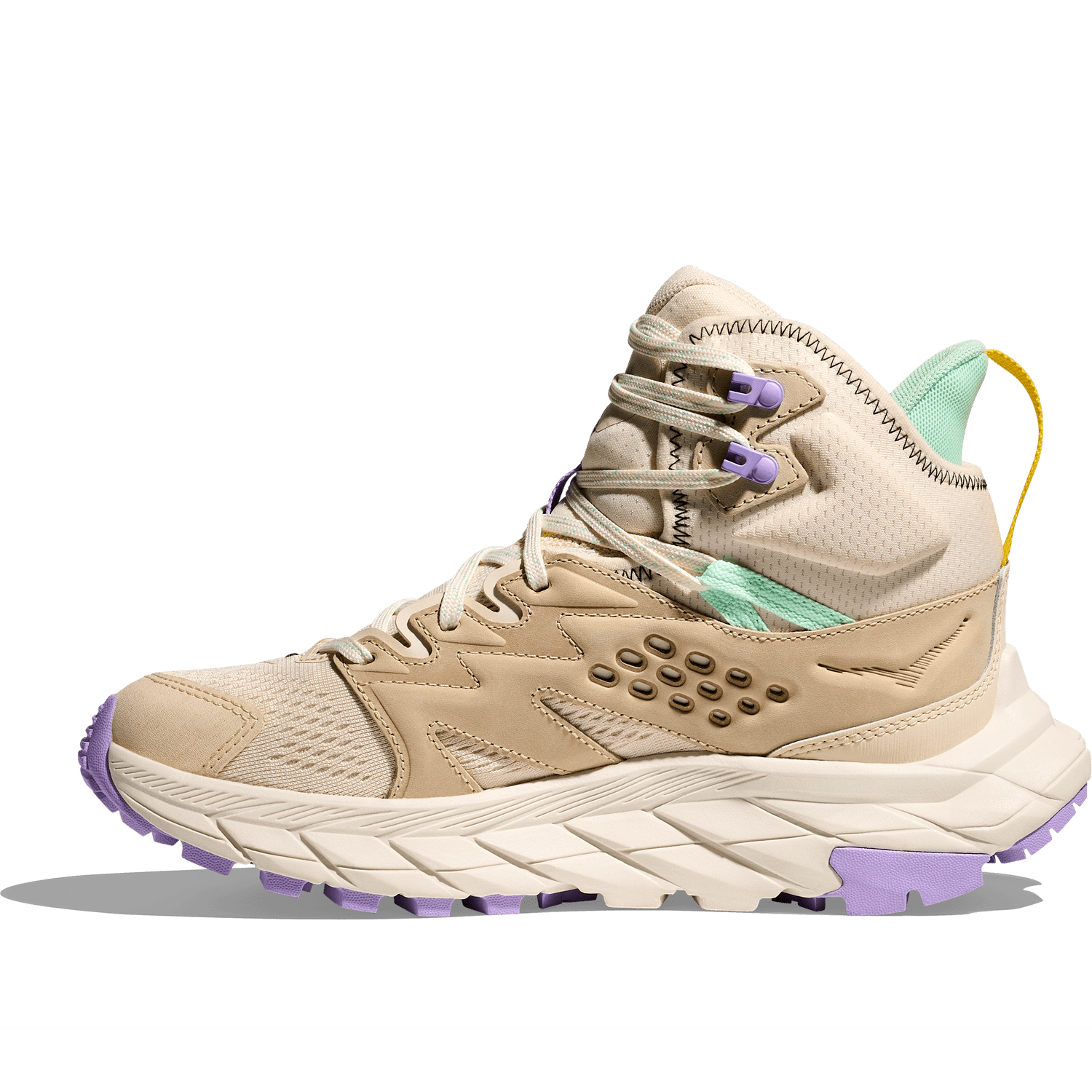 HOKA 05. WOMENS FOOTWEAR - WOMENS SHOES - WOMENS SHOES HIKING Women's Anacapa Breeze Mid VANILLA | MINT FLUORITE