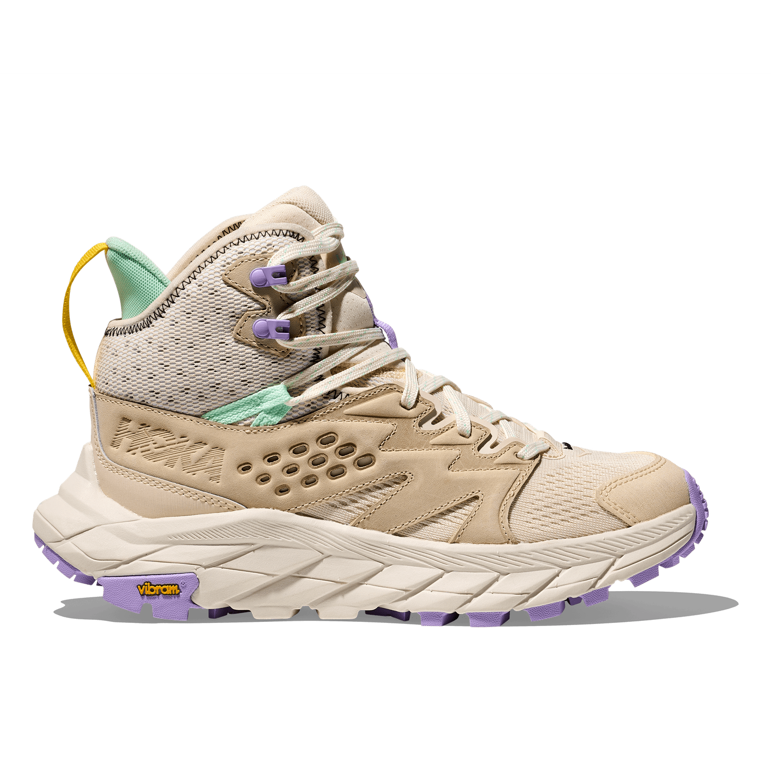 HOKA 05. WOMENS FOOTWEAR - WOMENS SHOES - WOMENS SHOES HIKING Women's Anacapa Breeze Mid VANILLA | MINT FLUORITE