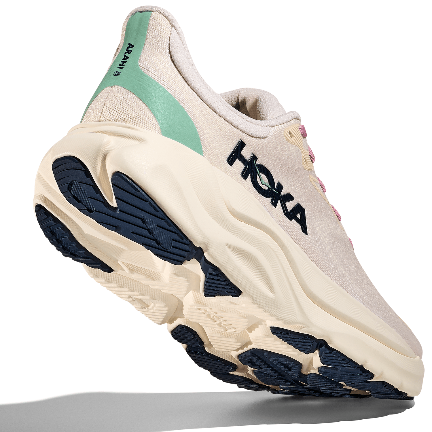 HOKA 05. WOMENS FOOTWEAR - WOMENS SHOES - WOMENS SHOES HIKING Women's Arahi 8 RCRM ROSE CREAM | ALABASTER