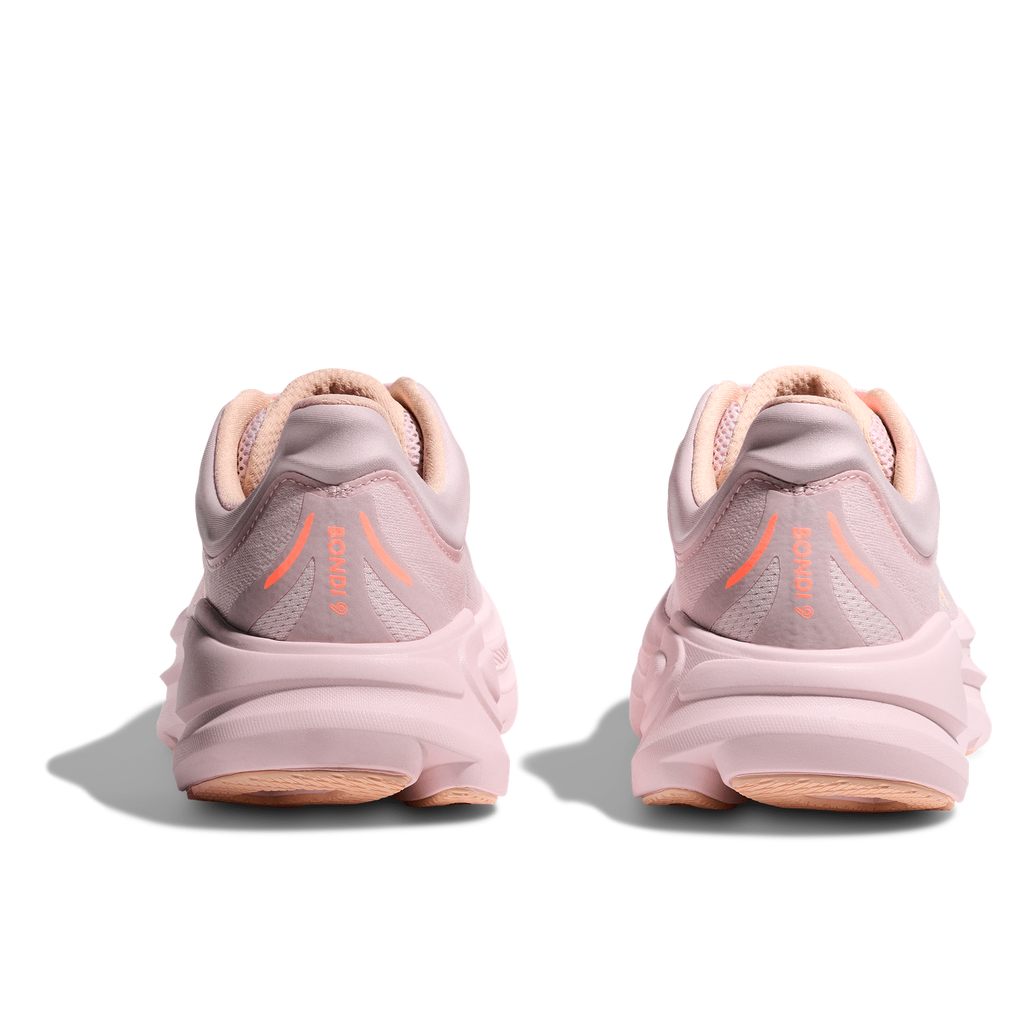 HOKA 05. WOMENS FOOTWEAR - WOMENS SHOES - WOMENS SHOES RUNNING Women's Bondi 9 LILAC CREAM | TANGERINE GLOW