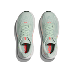 HOKA 05. WOMENS FOOTWEAR - WOMENS SHOES - WOMENS SHOES RUNNING Women's Clifton 10 SLSSN SEA GLASS | NEON FLAME