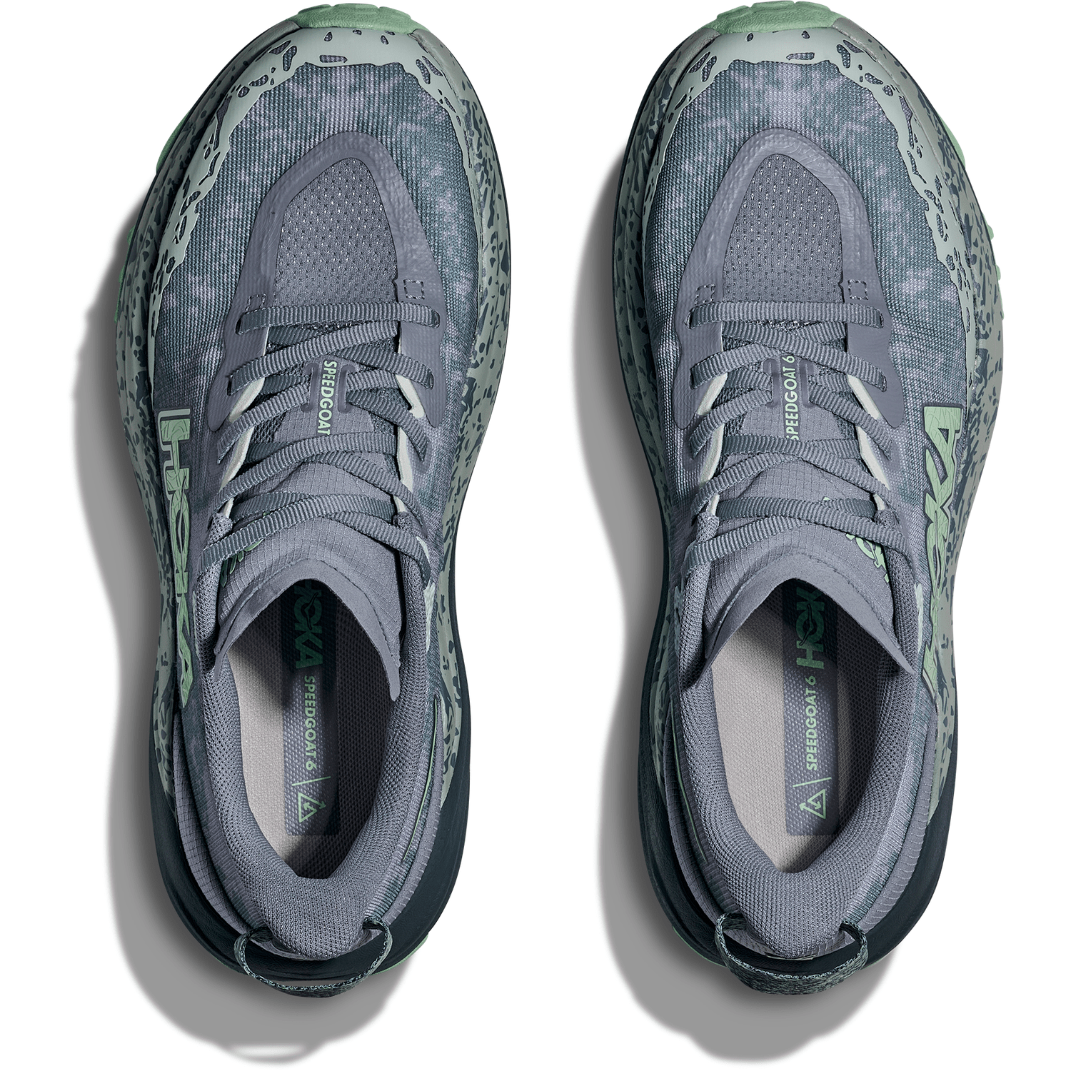 HOKA 05. WOMENS FOOTWEAR - WOMENS SHOES - WOMENS SHOES HIKING Women's Speedgoat 6 MNLG MOONLIGHT | THUNDER CLOUD