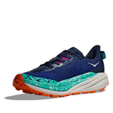 HOKA 05. WOMENS FOOTWEAR - WOMENS SHOES - WOMENS SHOES HIKING Women's Speedgoat 6 VYM VARSITY NAVY | METEOR